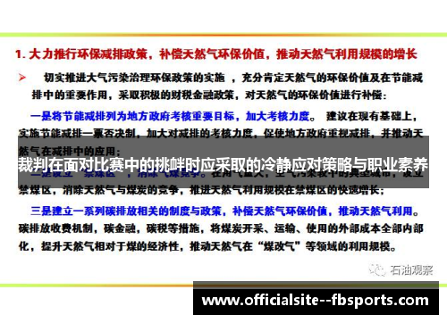 裁判在面对比赛中的挑衅时应采取的冷静应对策略与职业素养